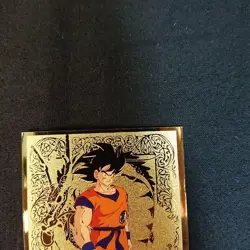 Dragon Ball Carddass Amada Gold Son Goku Card Limited Edition Used - Image 3