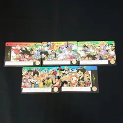 Dragon Ball Carddass Japan History Card Set B C BH Complete Used - Image 2
