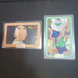 Dragon Ball Z Krillin Piccolo Card Set Rare Trading Cards Game Collection - Image 1