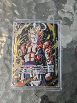 Gogeta Super Saiyan Card Dragon Ball Fusion World R Rare Used - Image 3