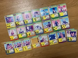 Dragon Ball Carddass Amada 23 Card Set Includes Vegeta 2 Copies Used - Image 4