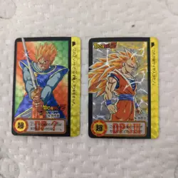 Dragon Ball Z Carddass Son Goku No 154 Son Gohan No 155 Collectible Card - Image 1