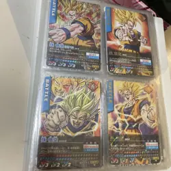 Dragon Ball Z Data Carddass Card Collection Set of Normal and Rare Cards - Image 2