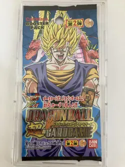 Dragon Ball Card Game 1 Pack Unopened Rare 15 Years Old Damaged - Image 1