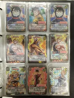 Dragon Ball Super Card Set Includes Goku Vegeta Frieza Trunks Brolly Used - Image 1