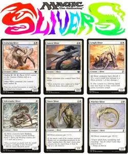 6x (1/ea) - Sliver WHITE Lot 2 - Time Spiral Remastered/Modern Horizons CUC MTG - Image 1