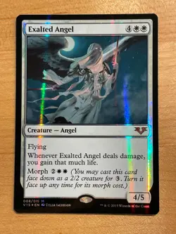 MTG NM Exalted Angel Foil [From the Vault: Angels] - Image 1