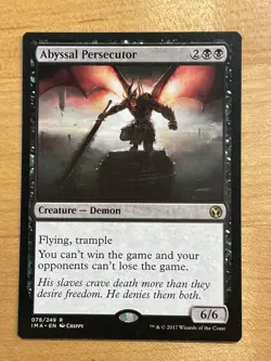 MTG NM Abyssal Persecutor [Iconic Masters] - Image 1