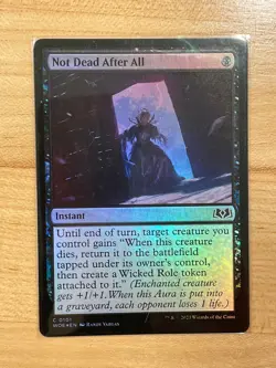 MTG NM Not Dead After All Foil [Wilds of Eldraine] - Image 1