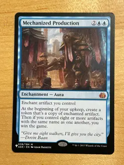 MTG NM Mechanized Production [Aether Revolt] - Image 1
