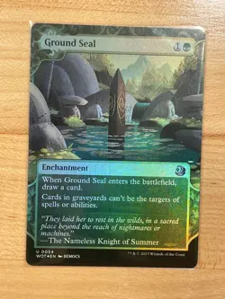 MTG NM Ground Seal Foil [Wilds of Eldraine: Enchanting Tales] - Image 1