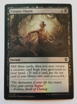 1x Corpse Churn FOIL Commander Legends MTG Magic the Gathering NM - Image 1