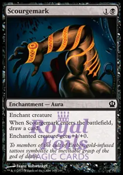 Scourgemark 4x FOIL THS MTG Theros Common MINT black - Image 1