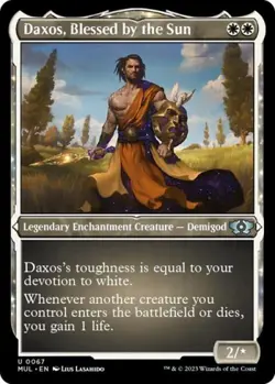 Daxos, Blessed by the Sun (Foil Etched) -Foil Near Mint MTG - Image 1
