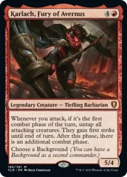 MTG English Karlach, Fury of Avernus NM Normal - Image 1