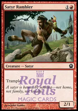 Satyr Rambler 4x FOIL THS MTG Theros Common MINT red - Image 1