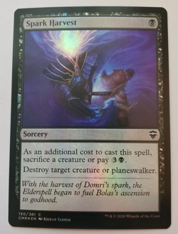 1x Spark Harvest FOIL Commander Legends MTG Magic the Gathering NM - Image 1