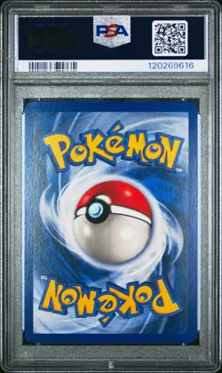 1999 POKEMON GAME 1ST ED #8 MACHAMP-HOLO PSA 8 - Image 2