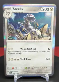 Pokemon Steelix 083/132 Holo Rare Mega Evolution English - Image 1