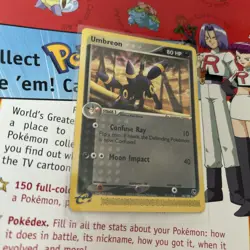 Umbreon 24/100 Sandstorm Non-Holo Pokemon Card 2003 NM - Image 3