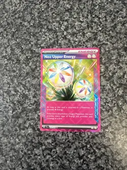 Pokemon Neo Upper Energy Ace Spec Trainer NM 162/162 SV05: Temporal Forces - Image 2