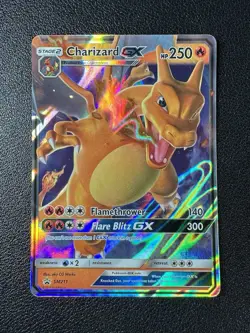 Pokemon Card TCG Charizard GX SM211 Black Star Promo Sun & Moon (a) - Image 1