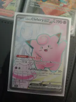 Pokemon Journey Together Lillies Clefairy EX Card 173/159 Mint Condition - Image 1