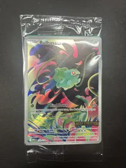 Bulbasaur (Mega Evolution Stamped) Pokemon • Illustration Rare • 133/132 Mega Ev - Image 1