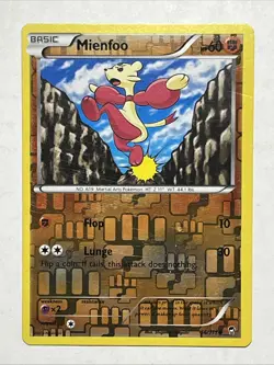 Mienfoo 56/111 Rev Reverse Holo XY Furious Fists Pokemon - Image 2