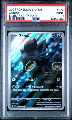 Zorua 075/064 PSA 9 | Pokemon TCG Scarlet & Violet Shrouded Fable - Image 1