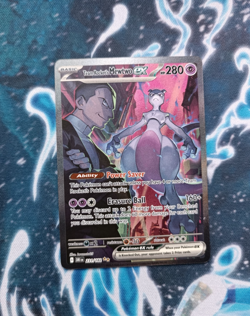 Pokemon TCG Team Rocket's Mewtwo EX 231/182 Destined Rivals SIR Full Art - Image 3