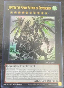 Yugioh! Jupiter the Power Patron of Destruction DOOD-EN044 Ultra Rare NM - Image 1