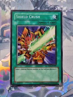PP01-EN007 Shield Crush Secret Rare Unlimited Edition VLP! YuGiOh TCG - Image 1