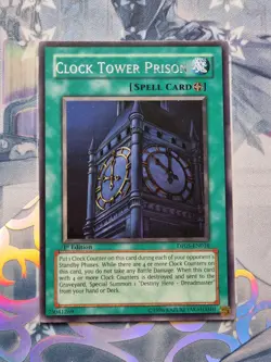 DP05-EN016 Clock Tower Prison Rare 1st Edition Near Mint YuGiOh TCG - Image 1