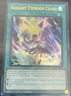 Yugioh! Radiant Typhoon Chant DOOD-EN061 Ultra Rare 1st Ed NM - Image 1