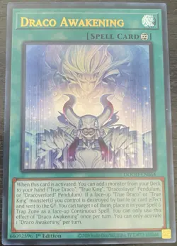 Yugioh! Draco Awakening DOOD-EN064 Ultra Rare 1st Ed NM - Image 1