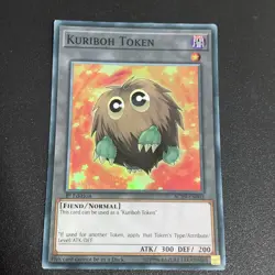 YUGIOH Card TCG Kuriboh Token AC19-EN003 1st edition Super Rare Holo HP - Image 1