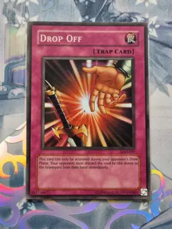 LOD-097 Drop Off Super Rare Unlimited Edition Near Mint YuGiOh TCG - Image 1