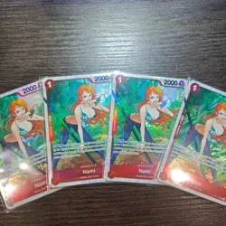 Playset (4 cards)One Piece Card Game THE THREE CAPTAINS ST 10 ENG Nami OP01-016 - Image 2