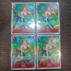 Playset (4 cards)One Piece Card Game THE THREE CAPTAINS ST 10 ENG Nami OP01-016 - Image 3