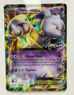 Framed Charizard EX and Mewtwo EX Large Trading Cards - Image 2