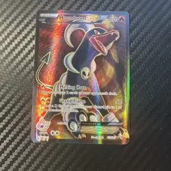 Pokemon TCG Houndoom EX Full Art Holo Ultra Rare Card 153/162 XY Breakthrough - Image 1