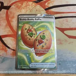 Buddy-Buddy Poffin 167/132 Trainer Mega Evolution Holo Pokemon Card - Image 1