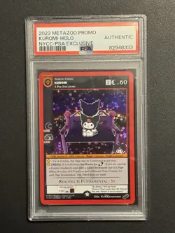 Metazoo Sanrio Kuromi Holo PSA Promo Card NYCC 2023 Exclusive LE 1000 - Image 1
