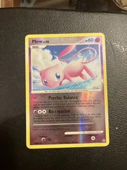 Pokemon Mew TCG Reverse Holo Rare Card 15/132 Secret Wonders MP - Image 1