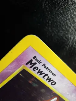 Pokemon TCG Mewtwo Base Set Holo Unlimited Rare Card 10/102 1999 LP/NM Condition - Image 2