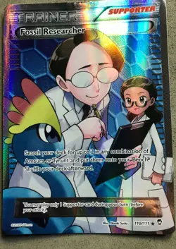 Fossil Researcher Full Art XY Furious Fists 2014 (110/111) Pokemon Card - Image 1