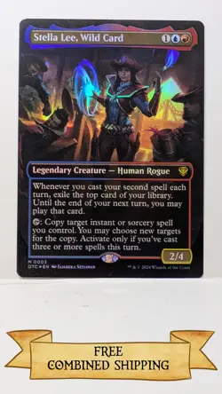 Stella Lee, Wild Card (Borderless) Commander: Outlaws of Thunder Junction Foil - Image 1