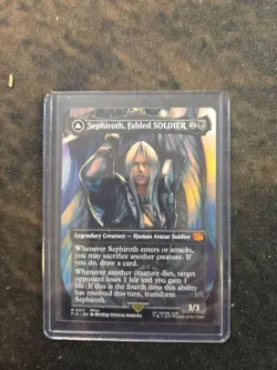 Sephiroth, Fabled Soldier (Borderless 0317) Final Fantasy - NM MTG - Image 1
