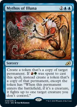 Mythos of Illuna - Ikoria: Lair of Behemoths #058/274 MTG Magic The Gathering - Image 1